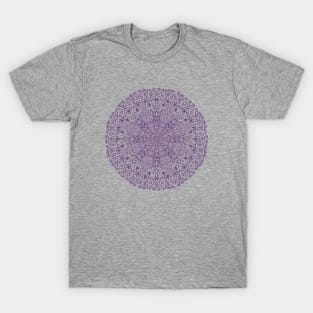 Purple Gradient Mandala T-Shirt